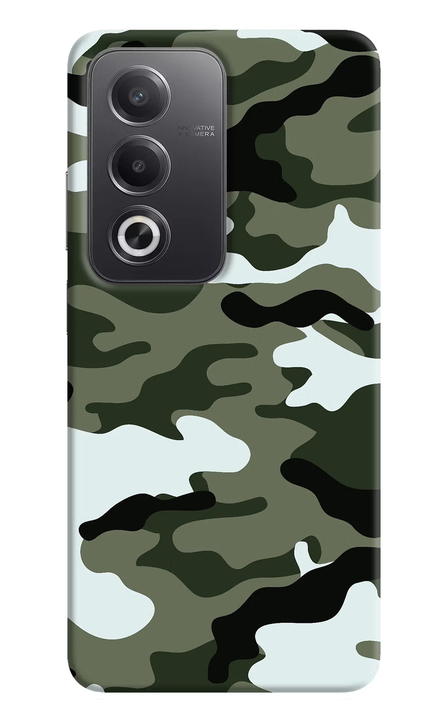 Camouflage Oppo A3 Pro 5G Back Cover, Hard case