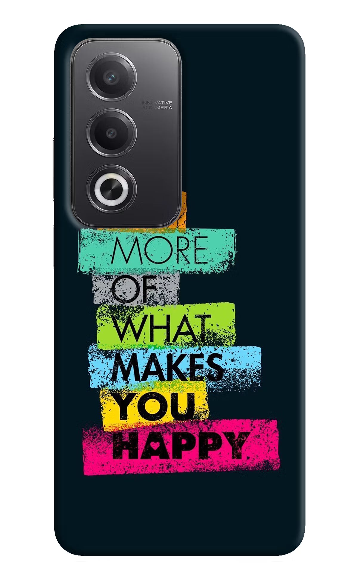 Do More Of What Makes You Happy Oppo A3 Pro 5G Hard Case Back Cover by Casekaro
