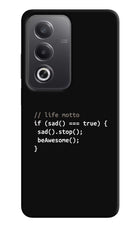 Life Motto Code Oppo A3 Pro 5G Hard Case Back Cover by Casekaro