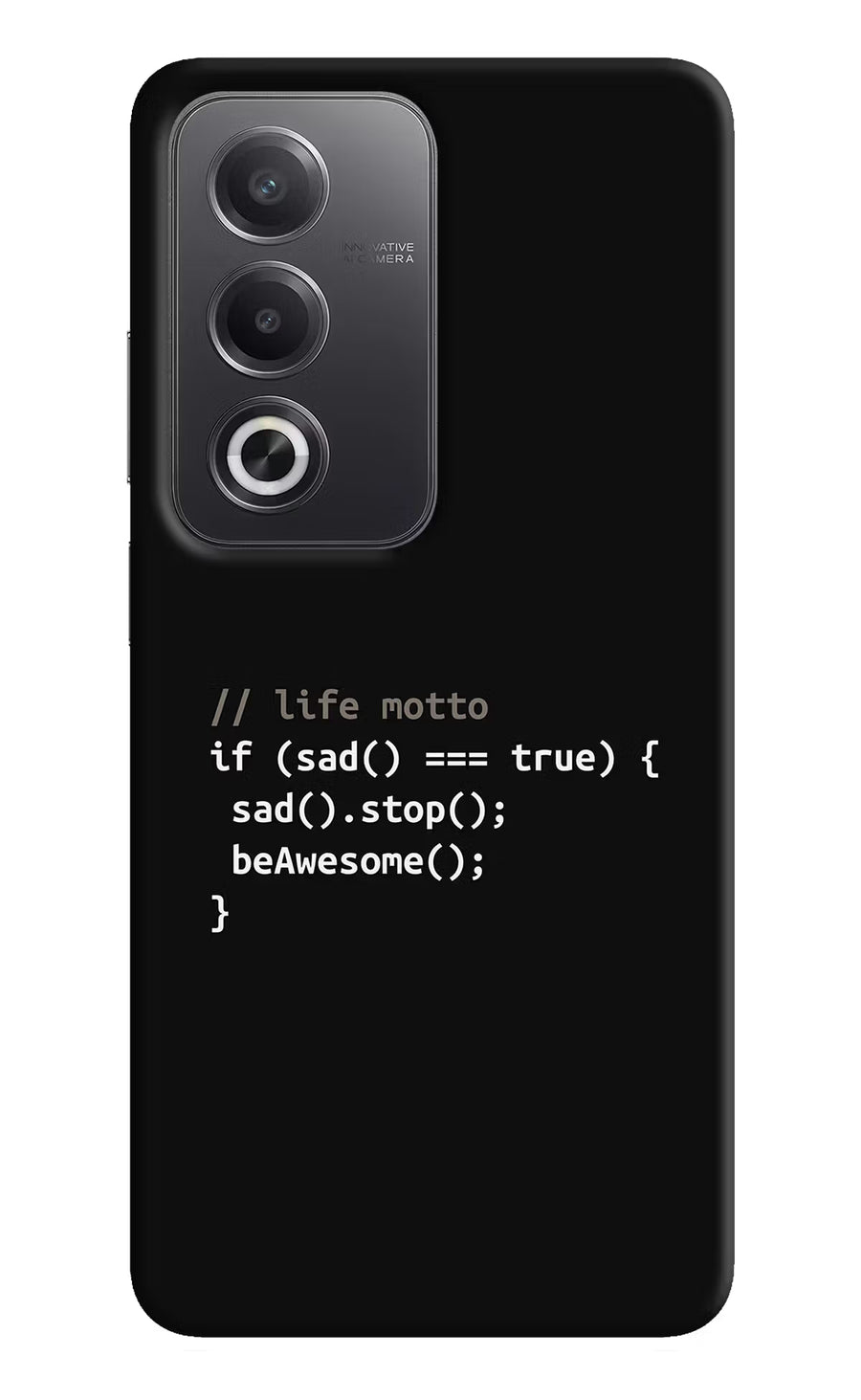 Life Motto Code Oppo A3 Pro 5G Back Cover, Hard case