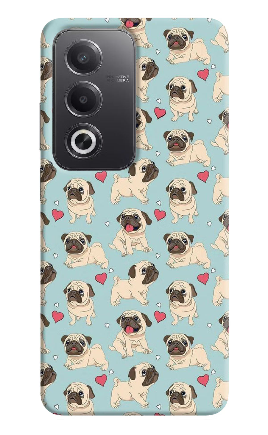 Pug Dog Oppo A3 Pro 5G Back Cover, Hard case