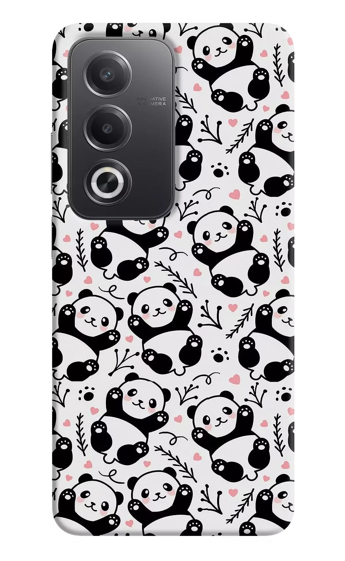 Cute Panda Oppo A3 Pro 5G Hard Case Back Cover by Casekaro