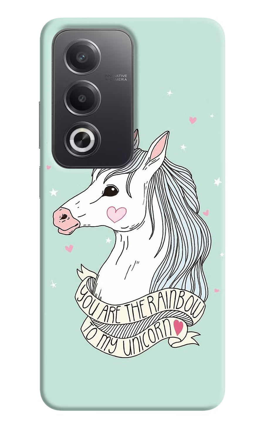 Unicorn Wallpaper Oppo A3 Pro 5G Back Cover, Hard case