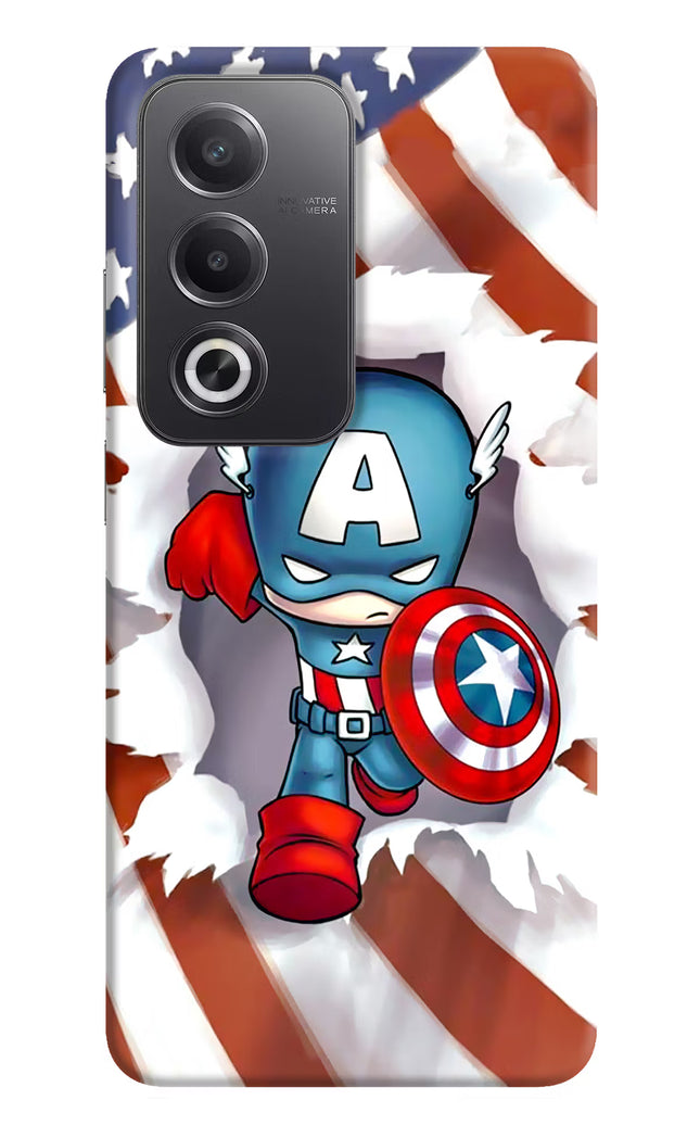 Captain America Oppo A3 Pro 5G Hard Case Back Cover by Casekaro