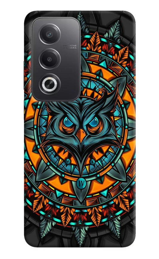 Angry Owl Art Oppo A3 Pro 5G Back Cover