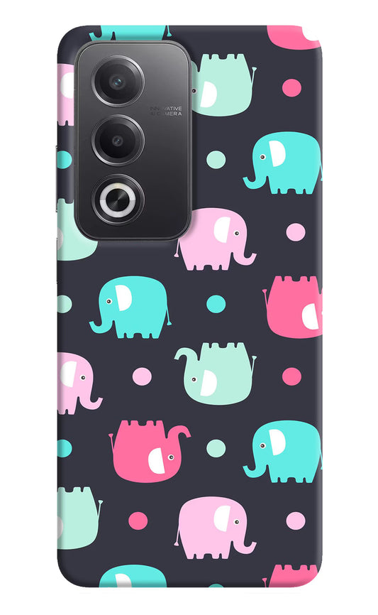 Elephants Oppo A3 Pro 5G Hard Case Back Cover by Casekaro