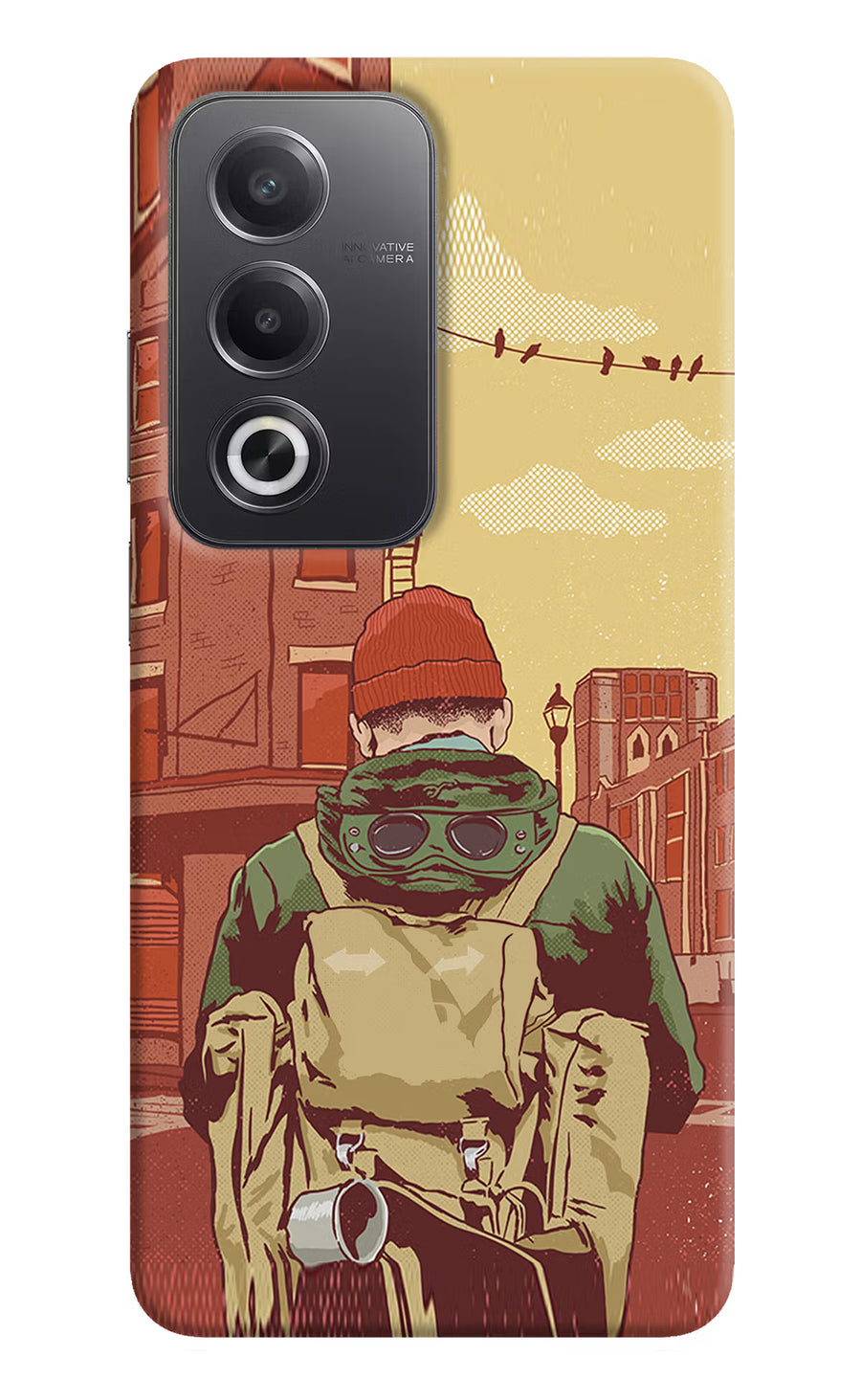 Adventurous Oppo A3 Pro 5G Back Cover, Hard case