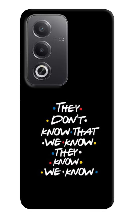 FRIENDS Dialogue Oppo A3 Pro 5G Hard Case Back Cover by Casekaro