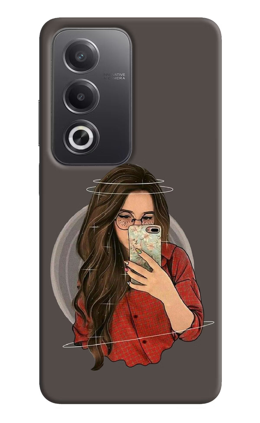 Selfie Queen Oppo A3 Pro 5G Back Cover, Hard case