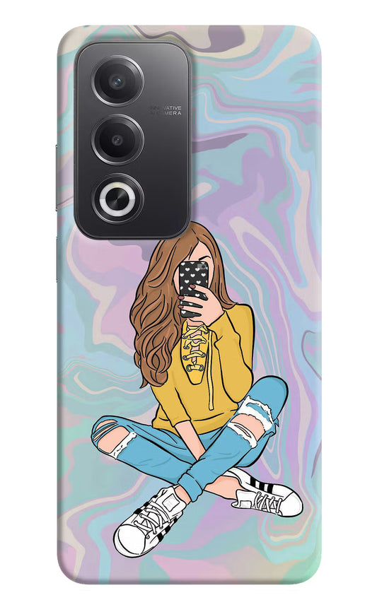 Selfie Girl Oppo A3 Pro 5G Hard Case Back Cover by Casekaro