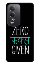 Zero Fucks Given Oppo A3 Pro 5G Hard Case Back Cover by Casekaro
