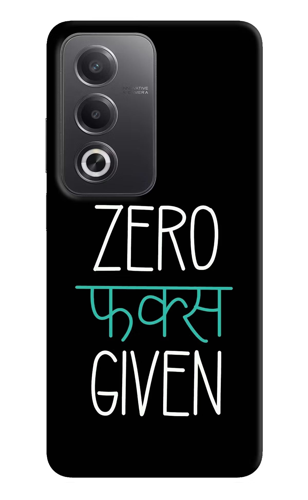 Zero Fucks Given Oppo A3 Pro 5G Hard Case Back Cover by Casekaro