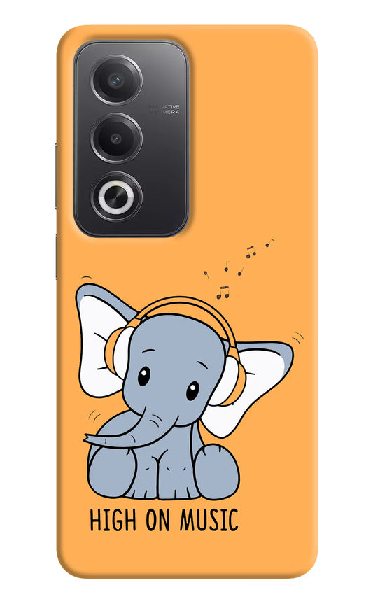 High On Music Oppo A3 Pro 5G Hard Case Back Cover by Casekaro