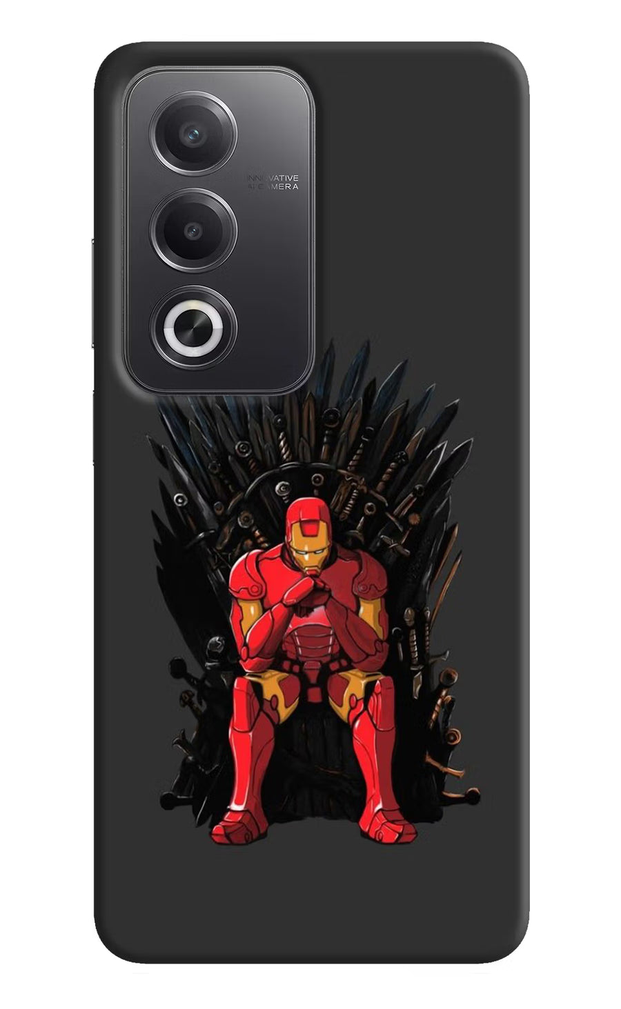 Ironman Throne Oppo A3 Pro 5G Back Cover, Hard case