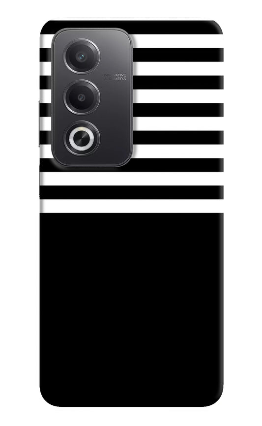 Black and White Print Oppo A3 Pro 5G Back Cover