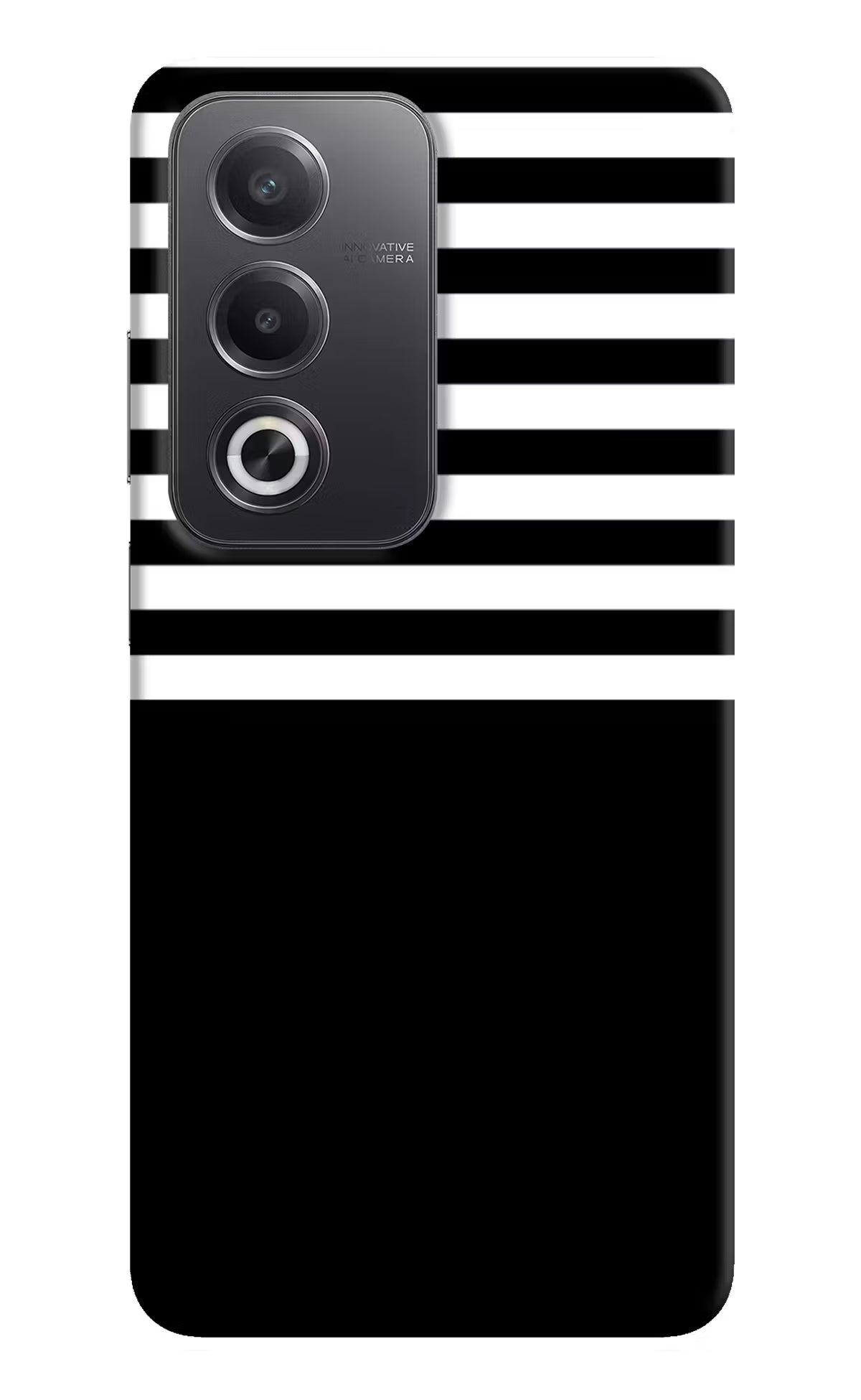 Black and White Print Oppo A3 Pro 5G Hard Case Back Cover by Casekaro