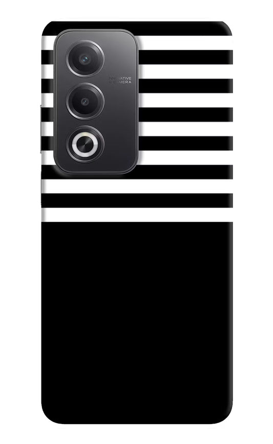 Black and White Print Oppo A3 Pro 5G Hard Case Back Cover by Casekaro