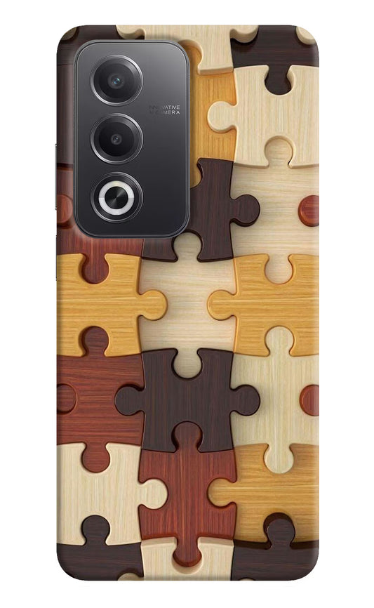 Wooden Puzzle Oppo A3 Pro 5G Hard Case Back Cover by Casekaro