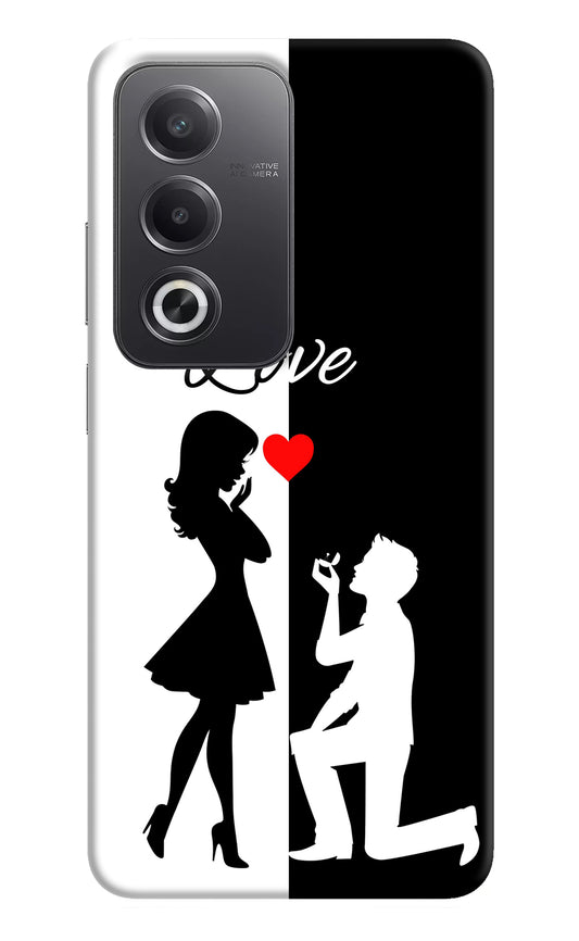 Love Propose Black And White Oppo A3 Pro 5G Back Cover