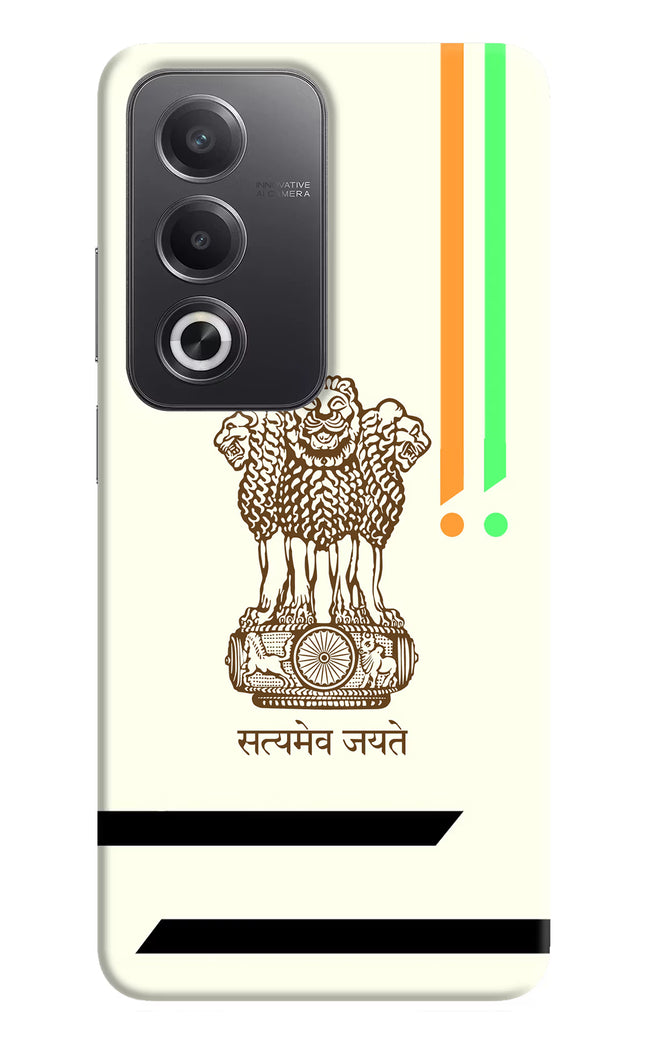 Satyamev Jayate Brown Logo Oppo A3 Pro 5G Hard Case Back Cover by Casekaro