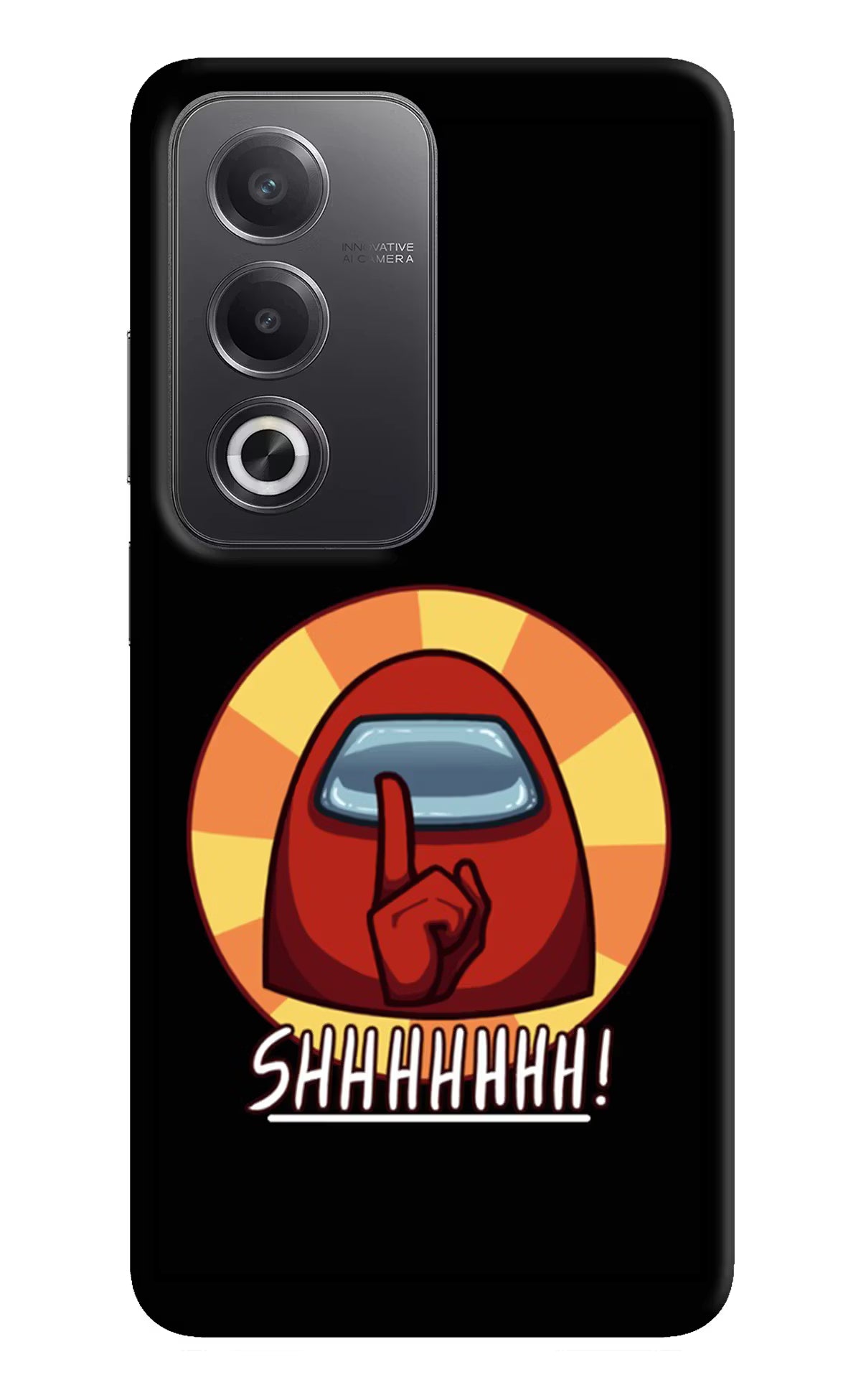 Among Us Shhh! Oppo A3 Pro 5G Hard Case Back Cover by Casekaro
