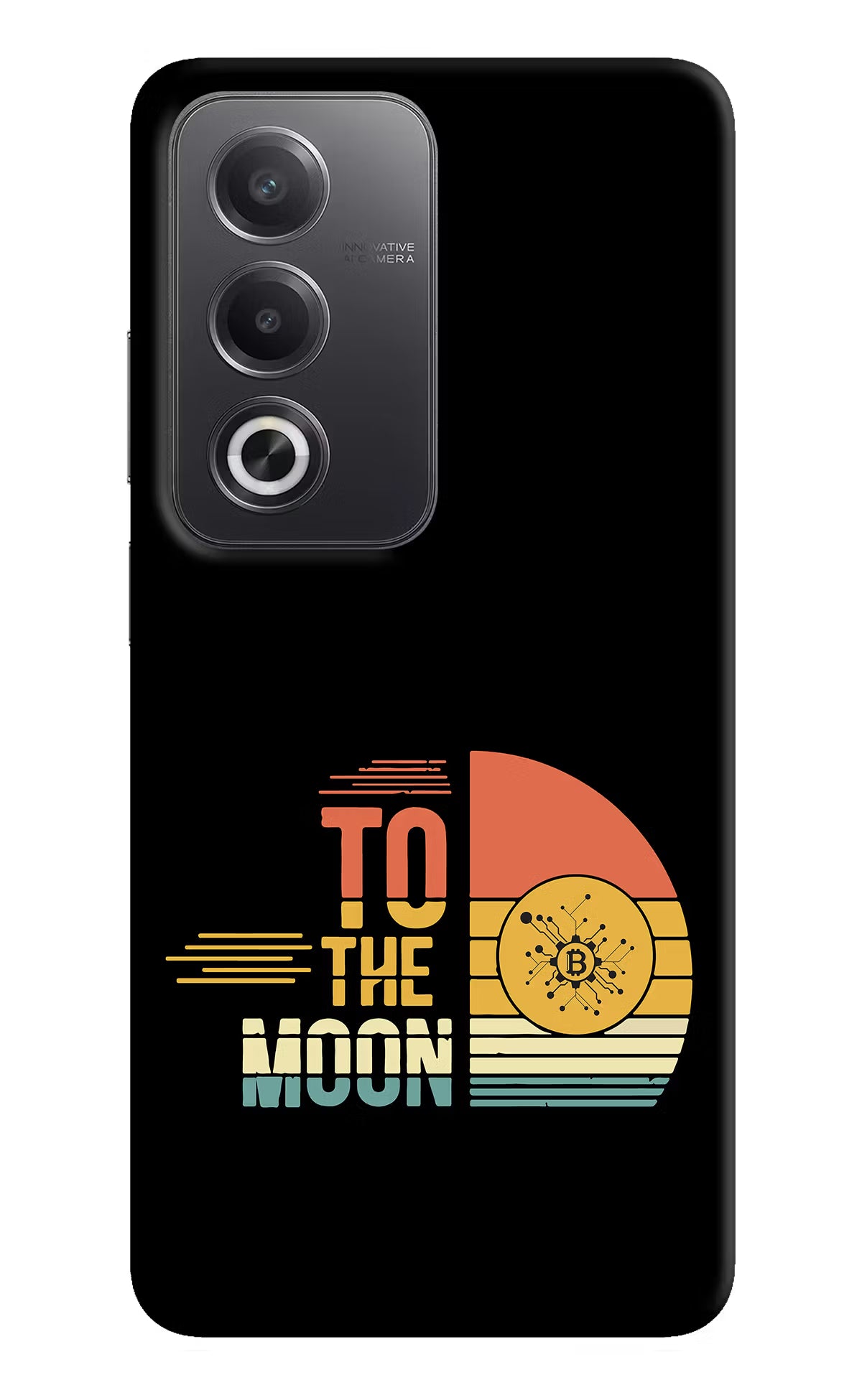 To the Moon Oppo A3 Pro 5G Hard Case Back Cover by Casekaro