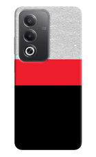 Tri Color Pattern Oppo A3 Pro 5G Hard Case Back Cover by Casekaro