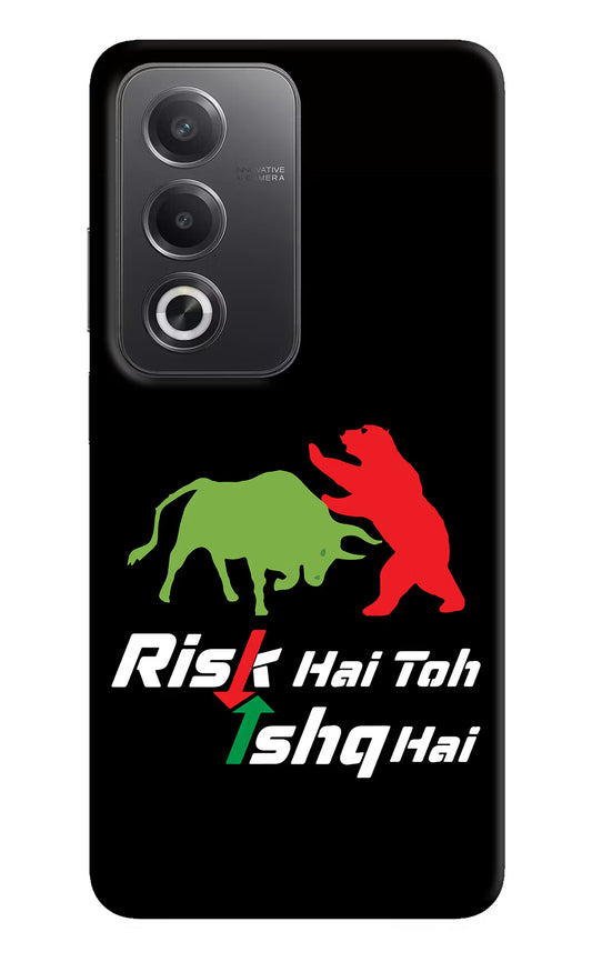 Risk Hai Toh Ishq Hai Oppo A3 Pro 5G Hard Case Back Cover by Casekaro