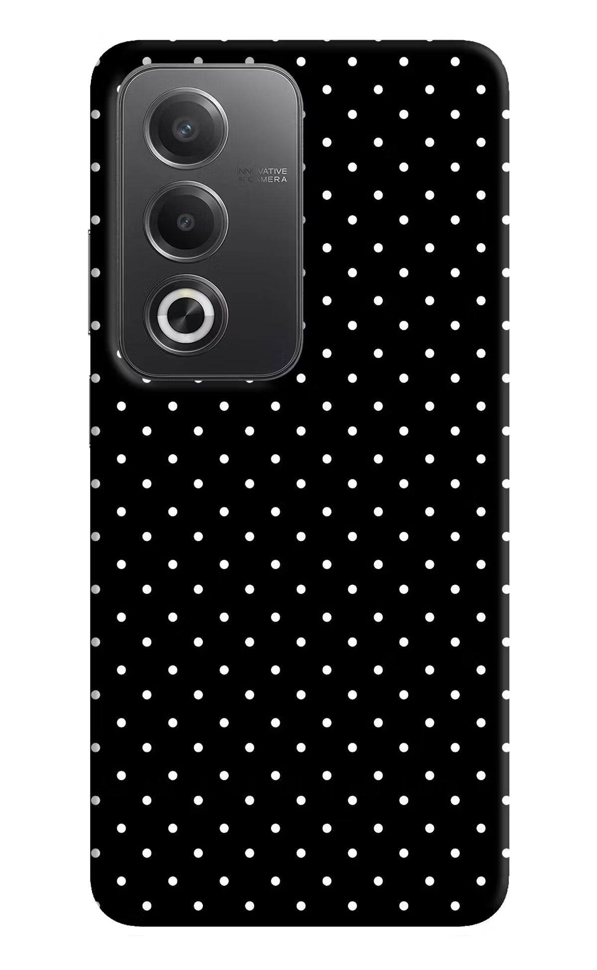 White Dots Oppo A3 Pro 5G Hard Case Back Cover by Casekaro