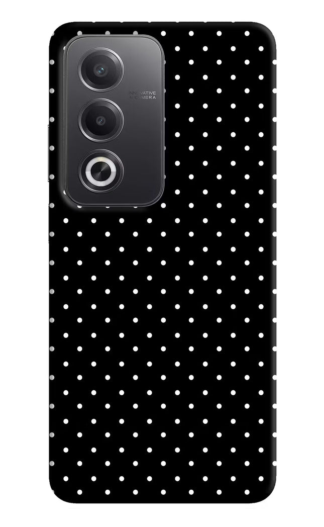 White Dots Oppo A3 Pro 5G Hard Case Back Cover by Casekaro