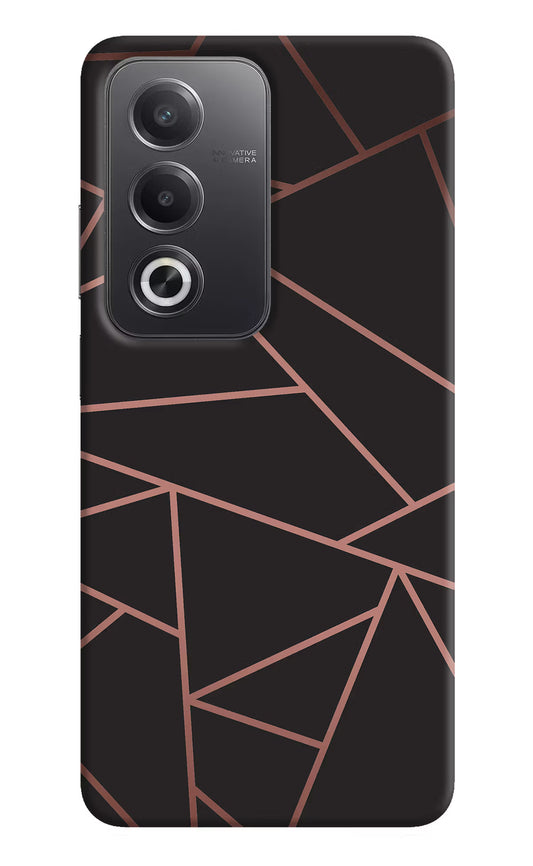 Geometric Pattern Oppo A3 Pro 5G Hard Case Back Cover by Casekaro