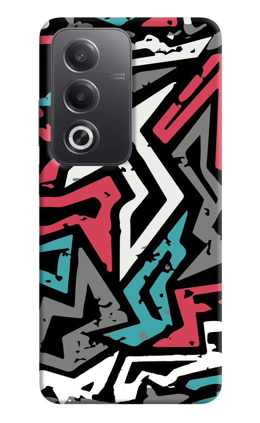 Geometric Graffiti Oppo A3 Pro 5G Hard Case Back Cover by Casekaro