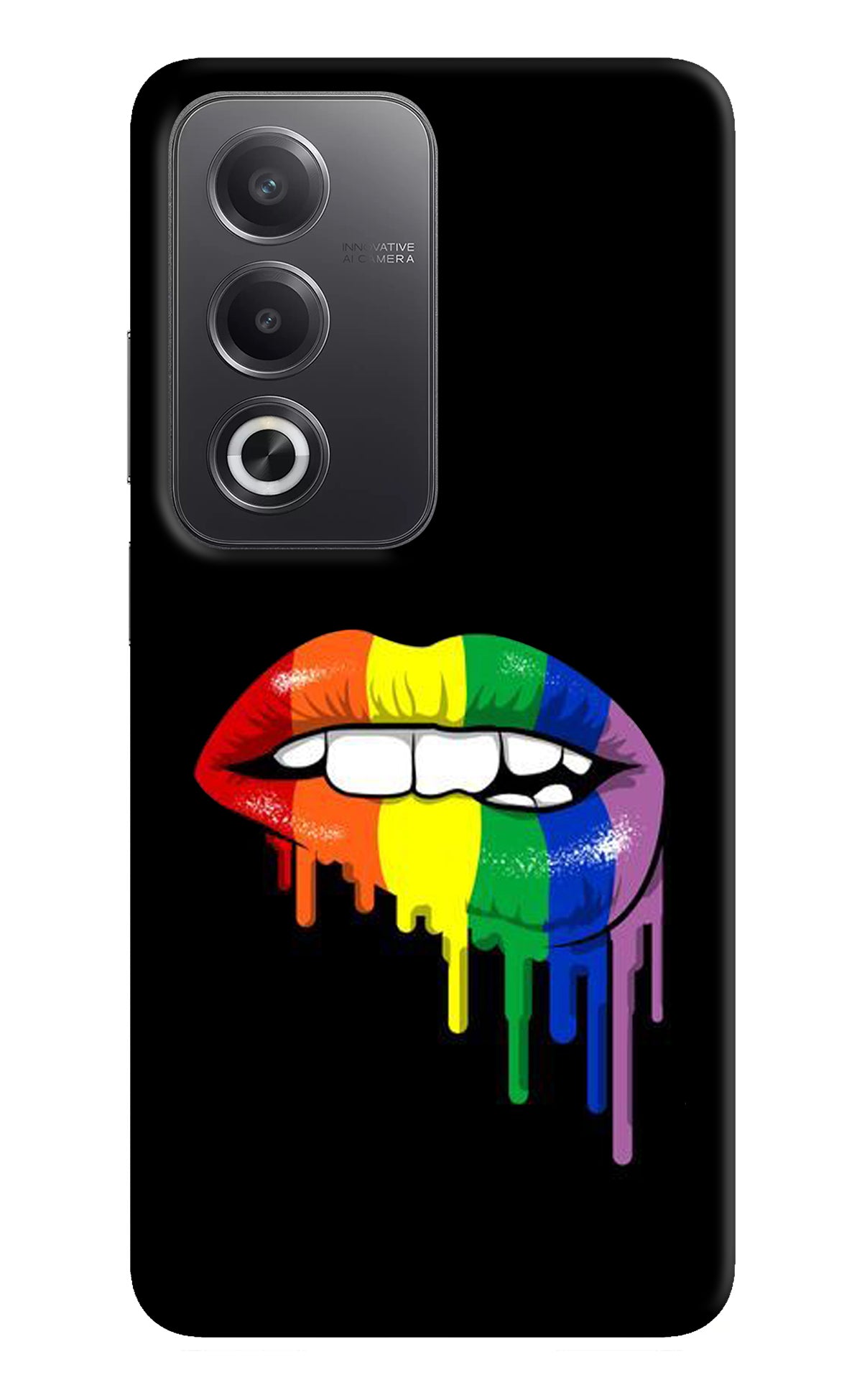 Lips Biting Oppo A3 Pro 5G Back Cover