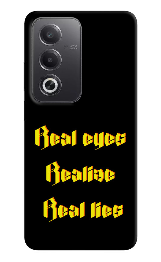 Real Eyes Realize Real Lies Oppo A3 Pro 5G Back Cover