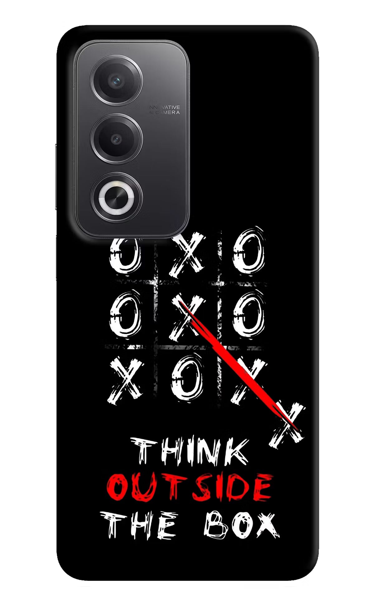 Think out of the BOX Oppo A3 Pro 5G Hard Case Back Cover by Casekaro