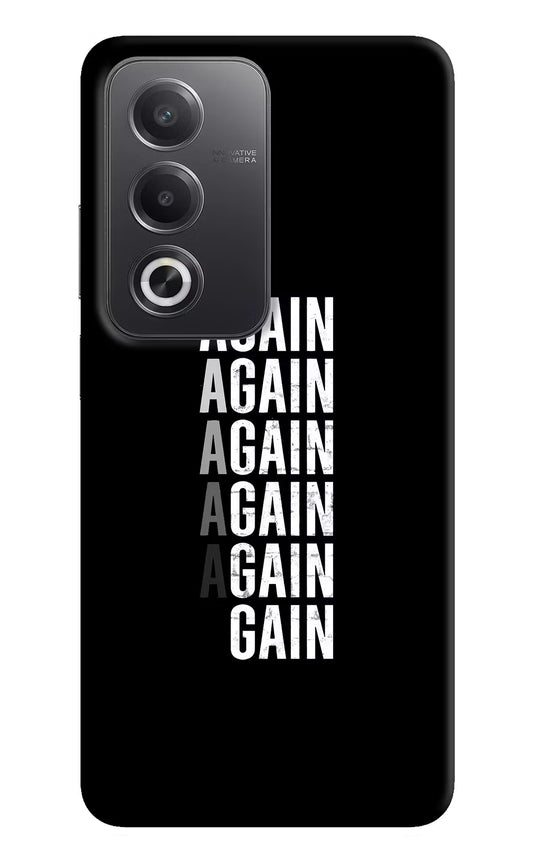 Again Again Gain Oppo A3 Pro 5G Hard Case Back Cover by Casekaro
