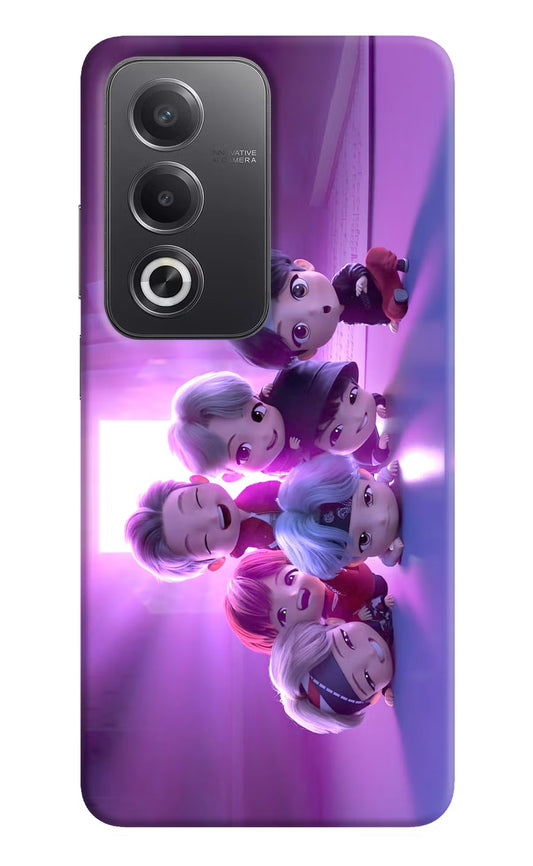 BTS Chibi Oppo A3 Pro 5G Hard Case Back Cover by Casekaro