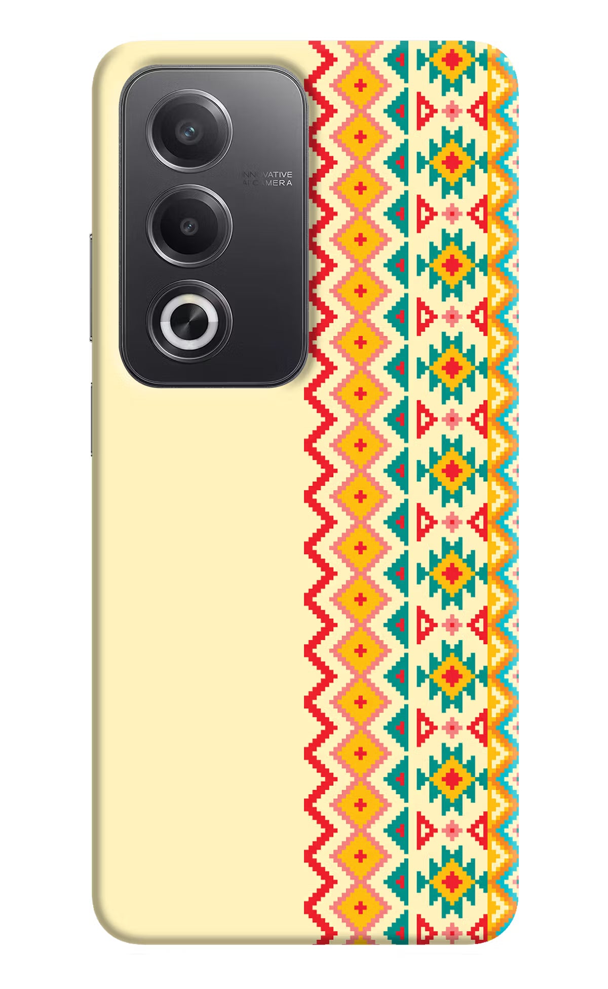 Ethnic Seamless Oppo A3 Pro 5G Hard Case Back Cover by Casekaro