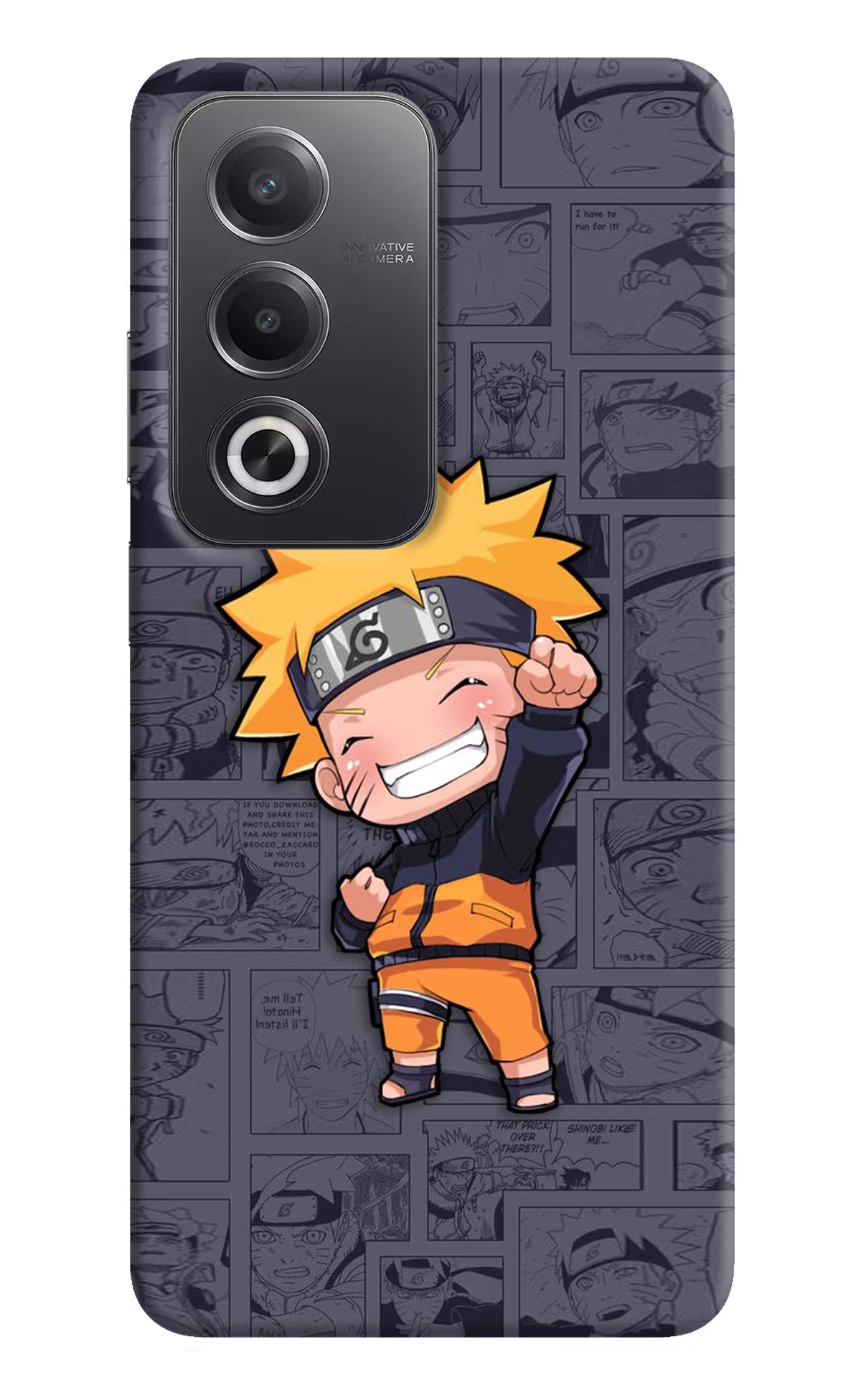 Chota Naruto Oppo A3 Pro 5G Hard Case Back Cover by Casekaro