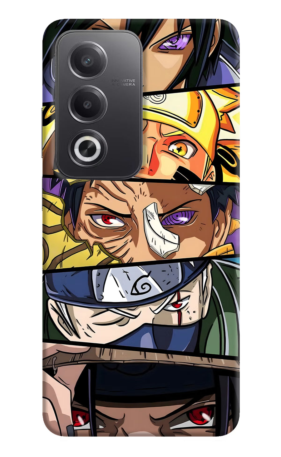 Naruto Character Oppo A3 Pro 5G Back Cover, Hard case