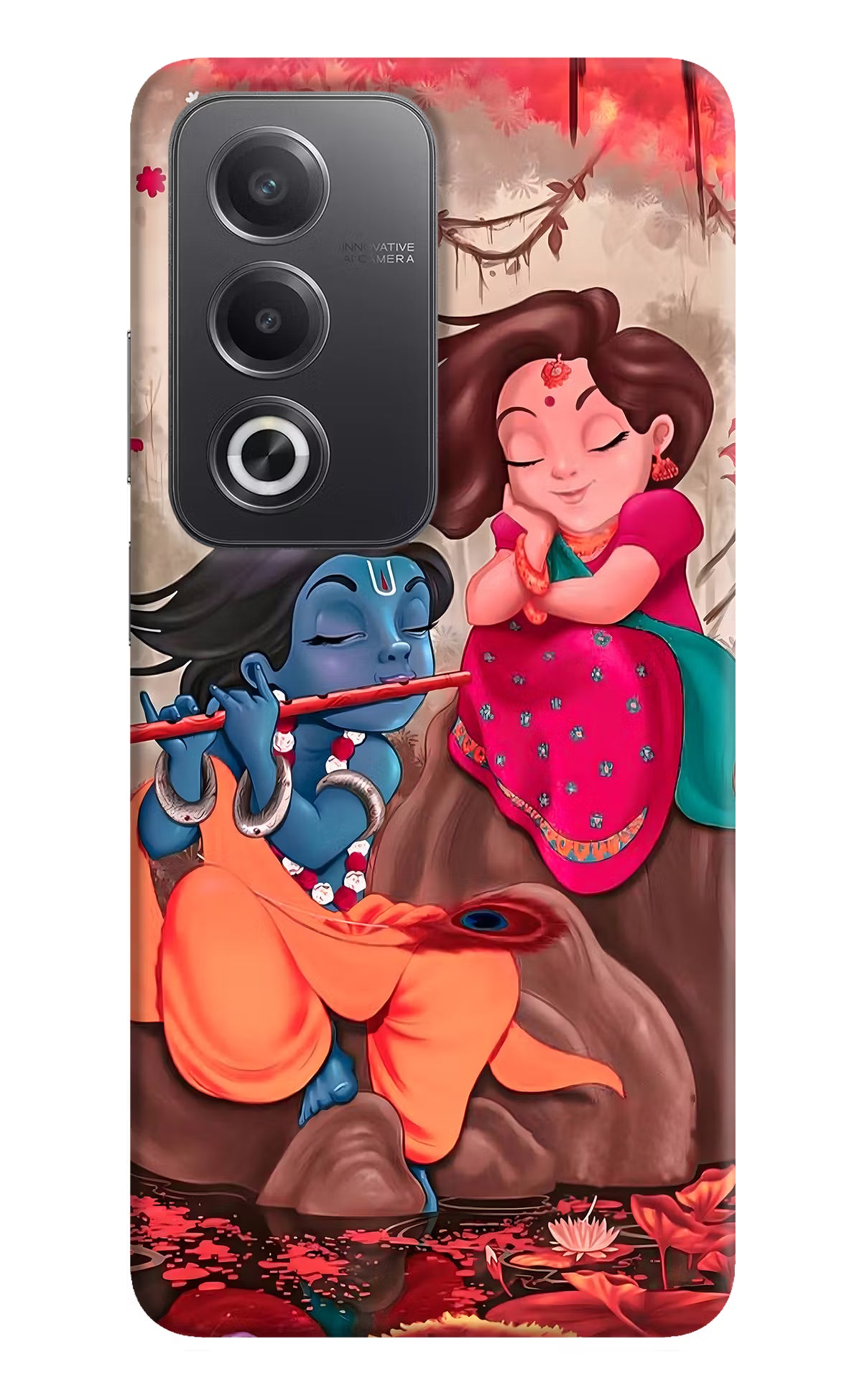 Radhe Krishna Oppo A3 Pro 5G Hard Case Back Cover by Casekaro