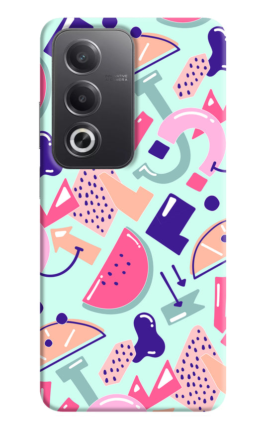 Doodle Pattern Oppo A3 Pro 5G Back Cover