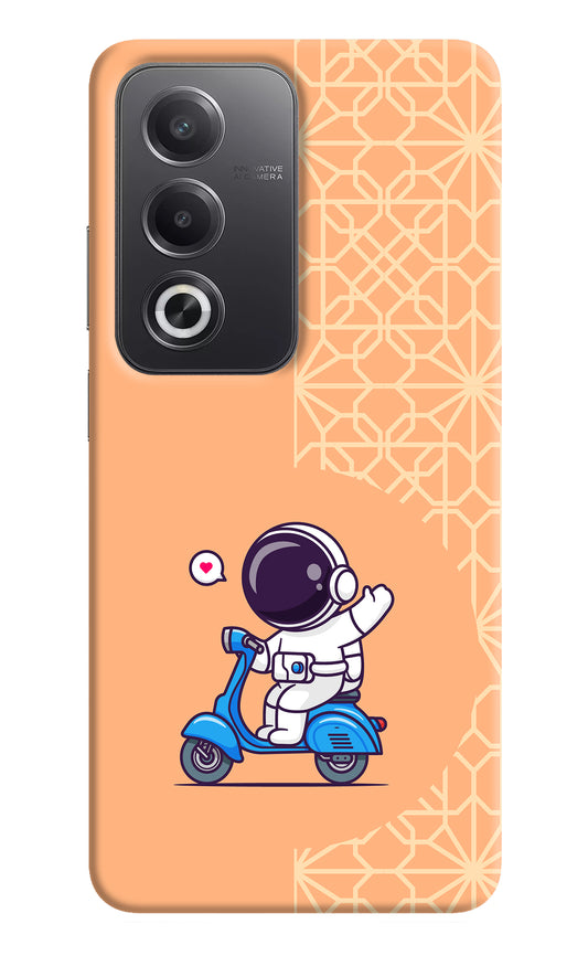 Cute Astronaut Riding Oppo A3 Pro 5G Back Cover