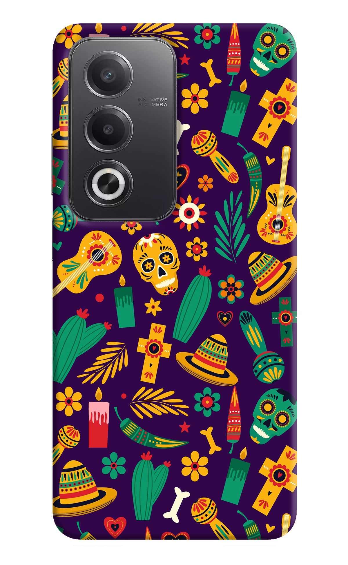 Mexican Artwork Oppo A3 Pro 5G Back Cover