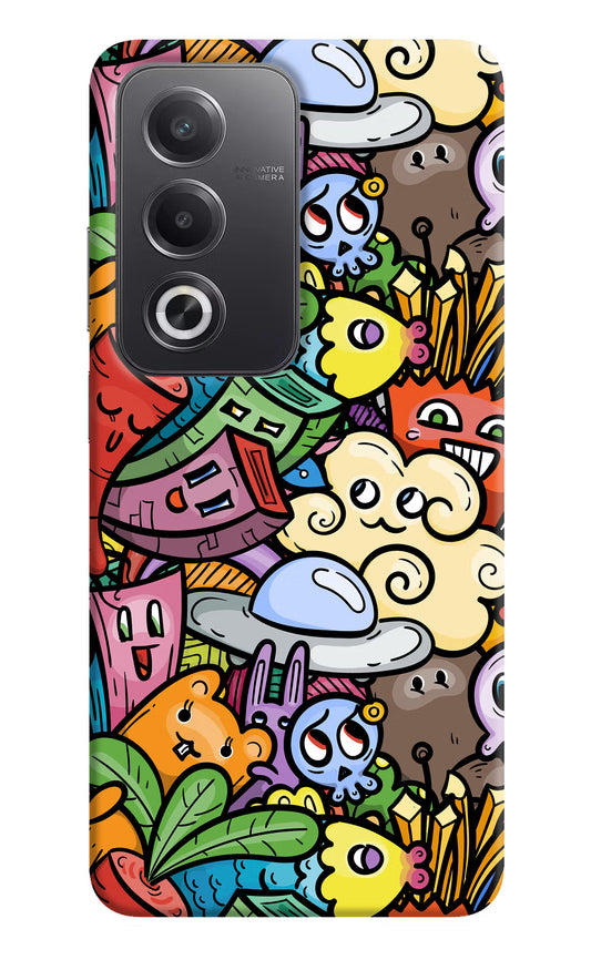 Veggie Doodle Oppo A3 Pro 5G Hard Case Back Cover by Casekaro