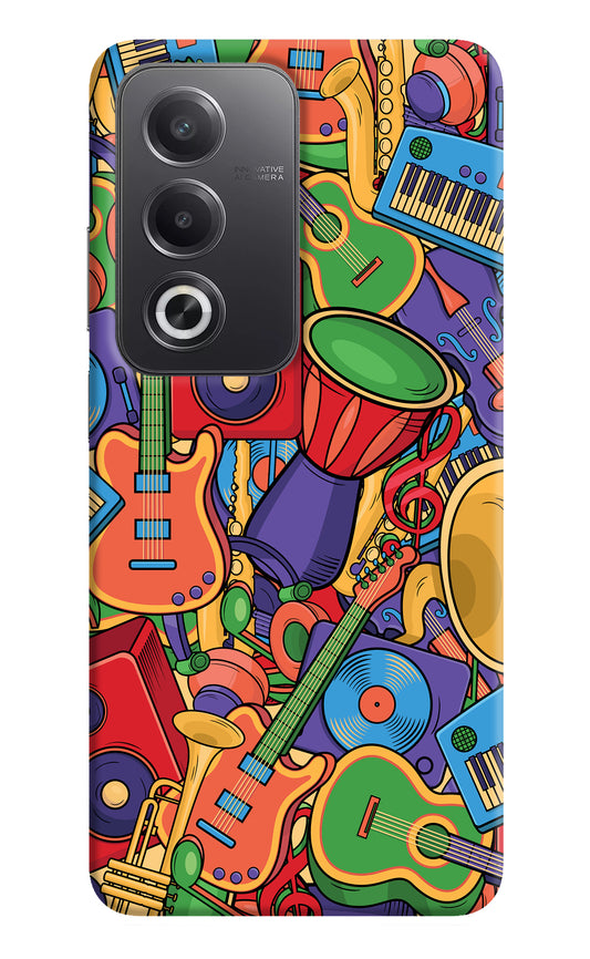 Music Instrument Doodle Oppo A3 Pro 5G Back Cover