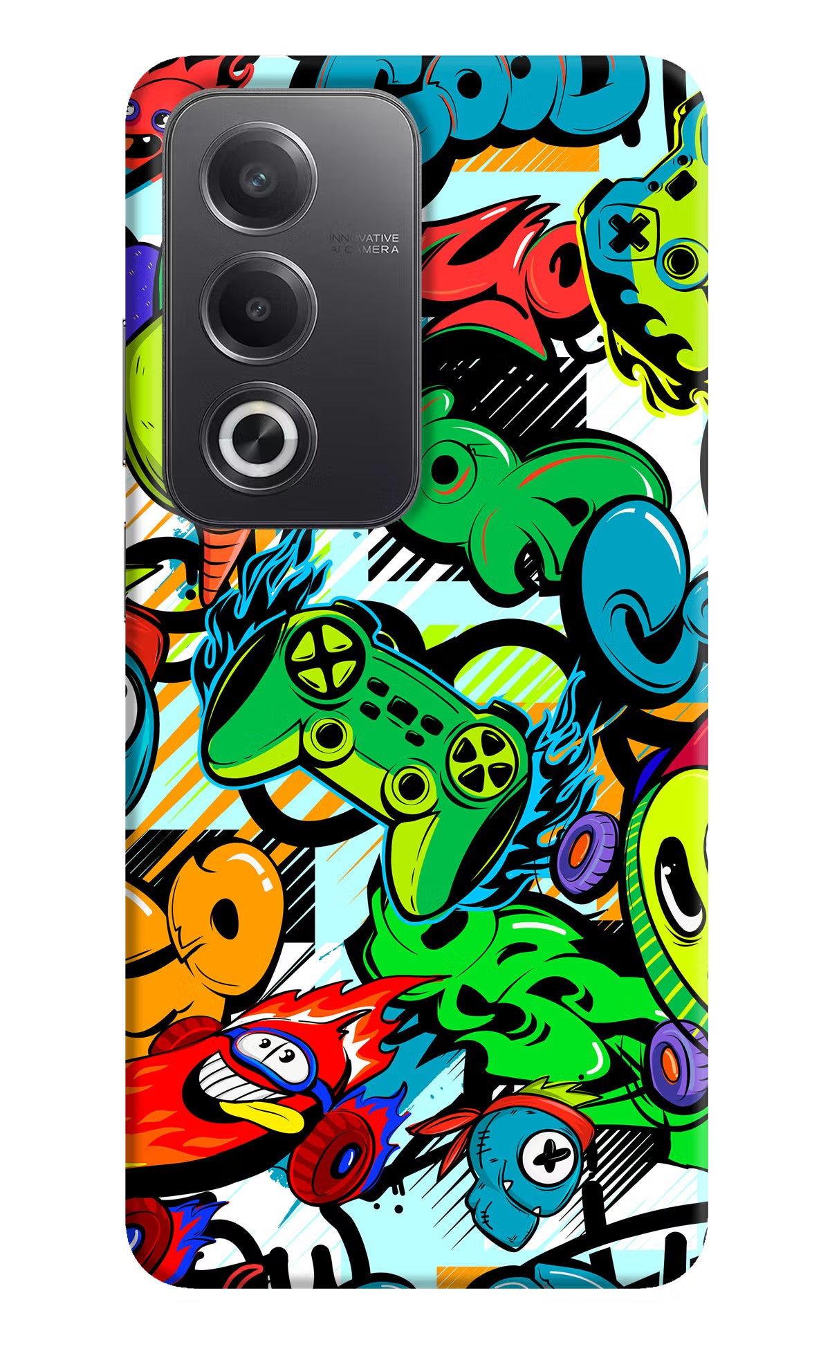 Game Doodle Oppo A3 Pro 5G Hard Case Back Cover by Casekaro