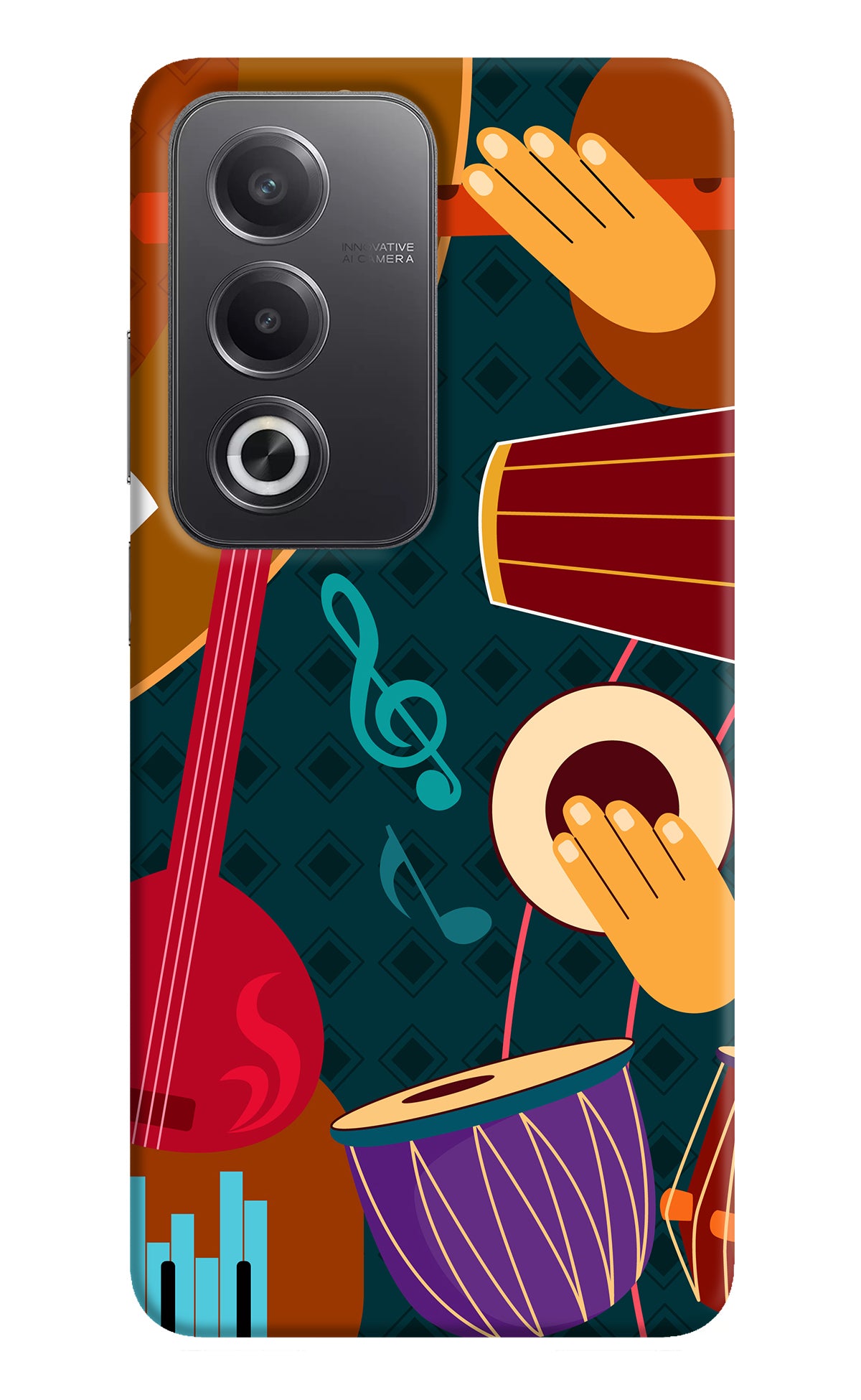 Music Instrument Oppo A3 Pro 5G Back Cover