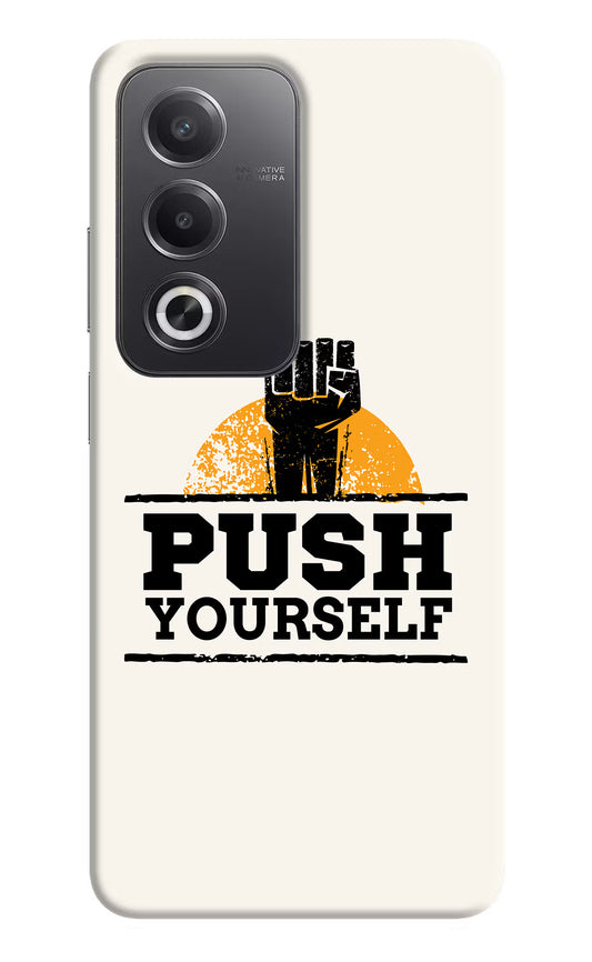 Push Yourself Oppo A3 Pro 5G Hard Case Back Cover by Casekaro