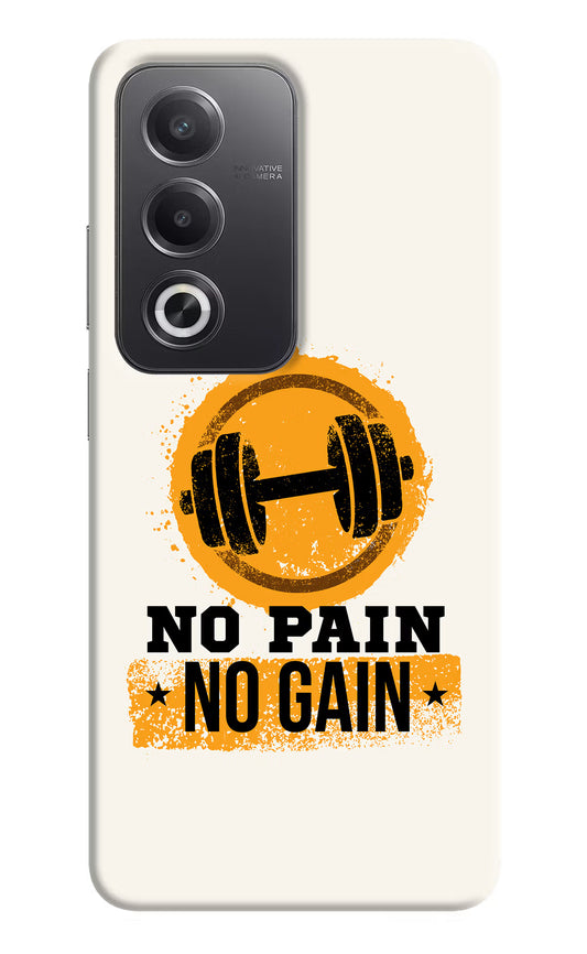 No Pain No Gain Oppo A3 Pro 5G Hard Case Back Cover by Casekaro
